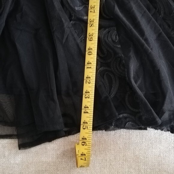 R & M Richards Black and Shite Soutache Midi Dress New with Tags Size 10 - Picture 10 of 10